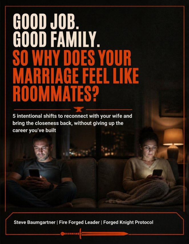 Cover of the free guide: Good Job. Good Family. So Why Does Your Marriage Feel Like Roommates?